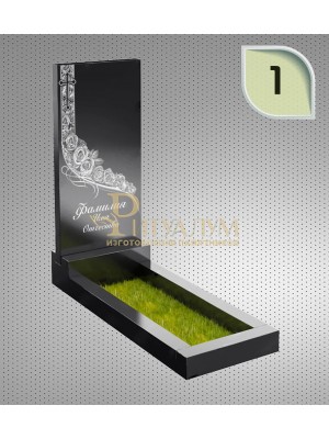Памятник из гранита "Клипарт" с оформлением 1 — ritualum.ru Памятник из гранита "Клипарт" с оформлением 1 — ritualum.ru